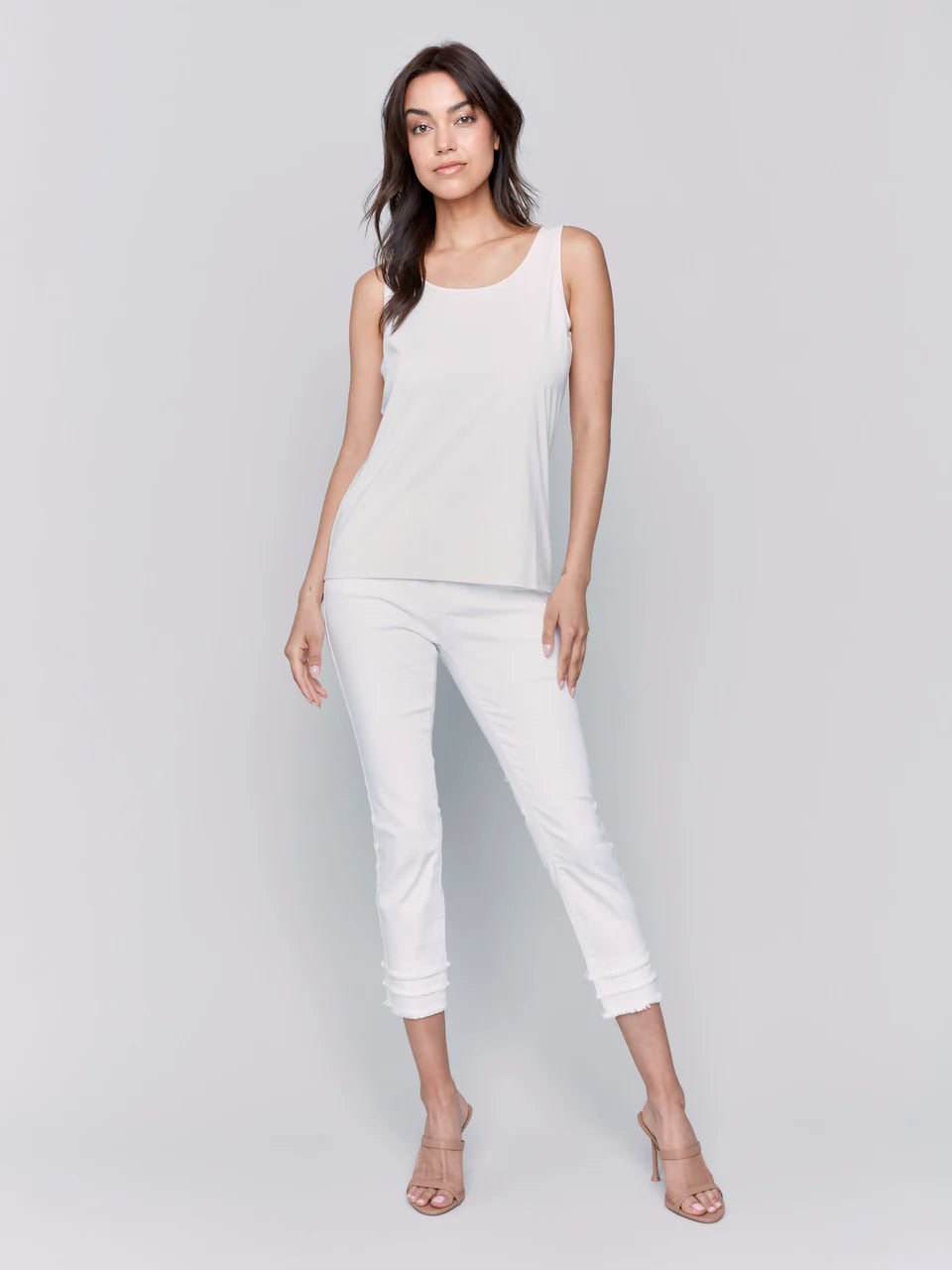 Reversible Bamboo Cami-Greige
