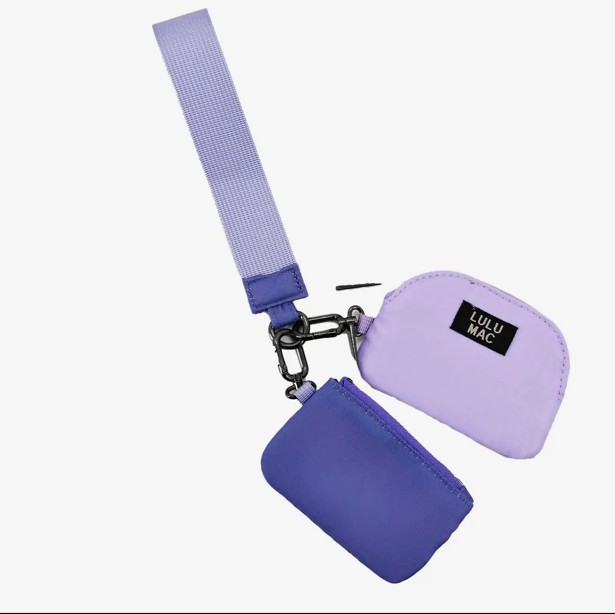 Purple/Lavender Lulu Mac Double Pouch Wristlet