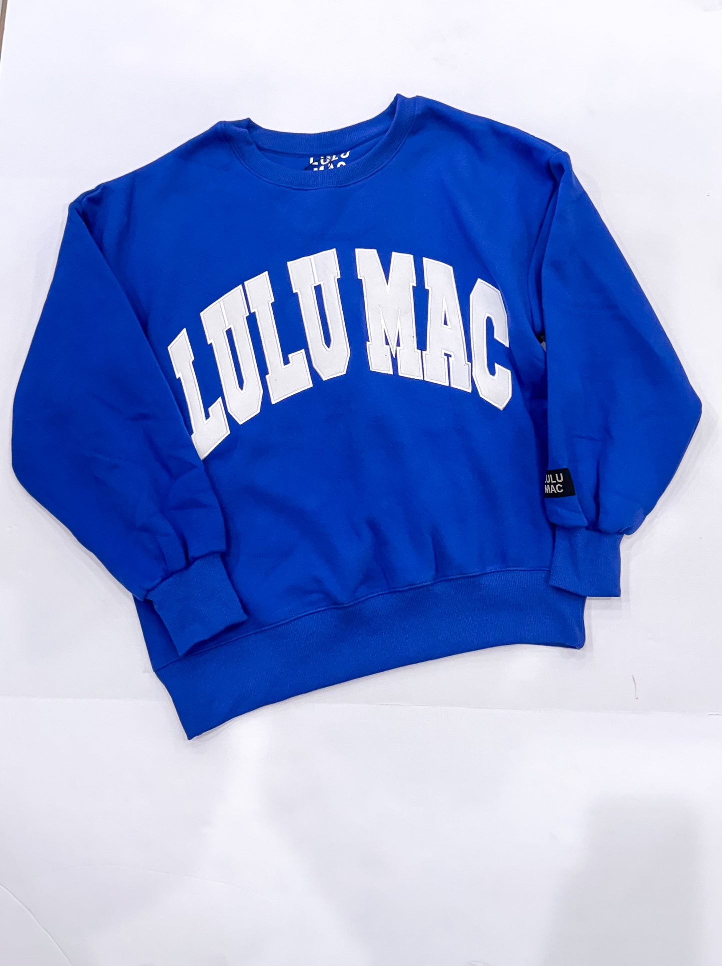 Lulu Mac Royal/White Sweatshirt