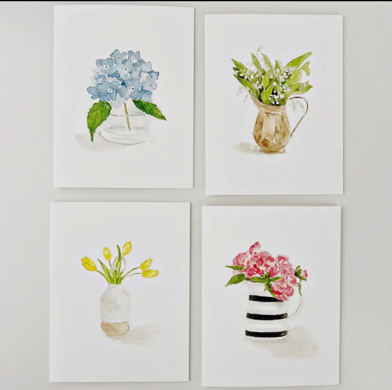 Flower Notecards Set