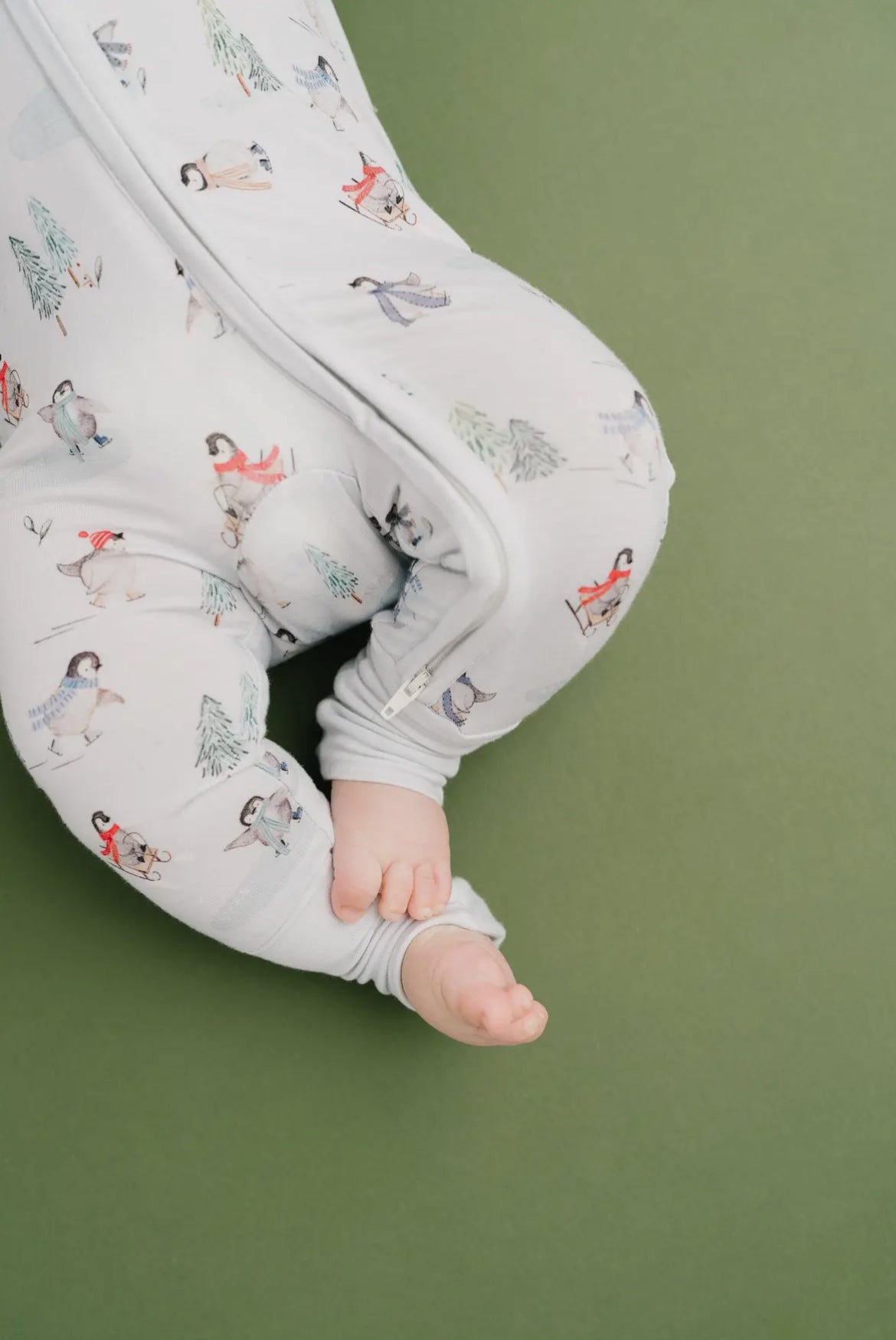 Gliding Penguins Bamboo Sleeper
