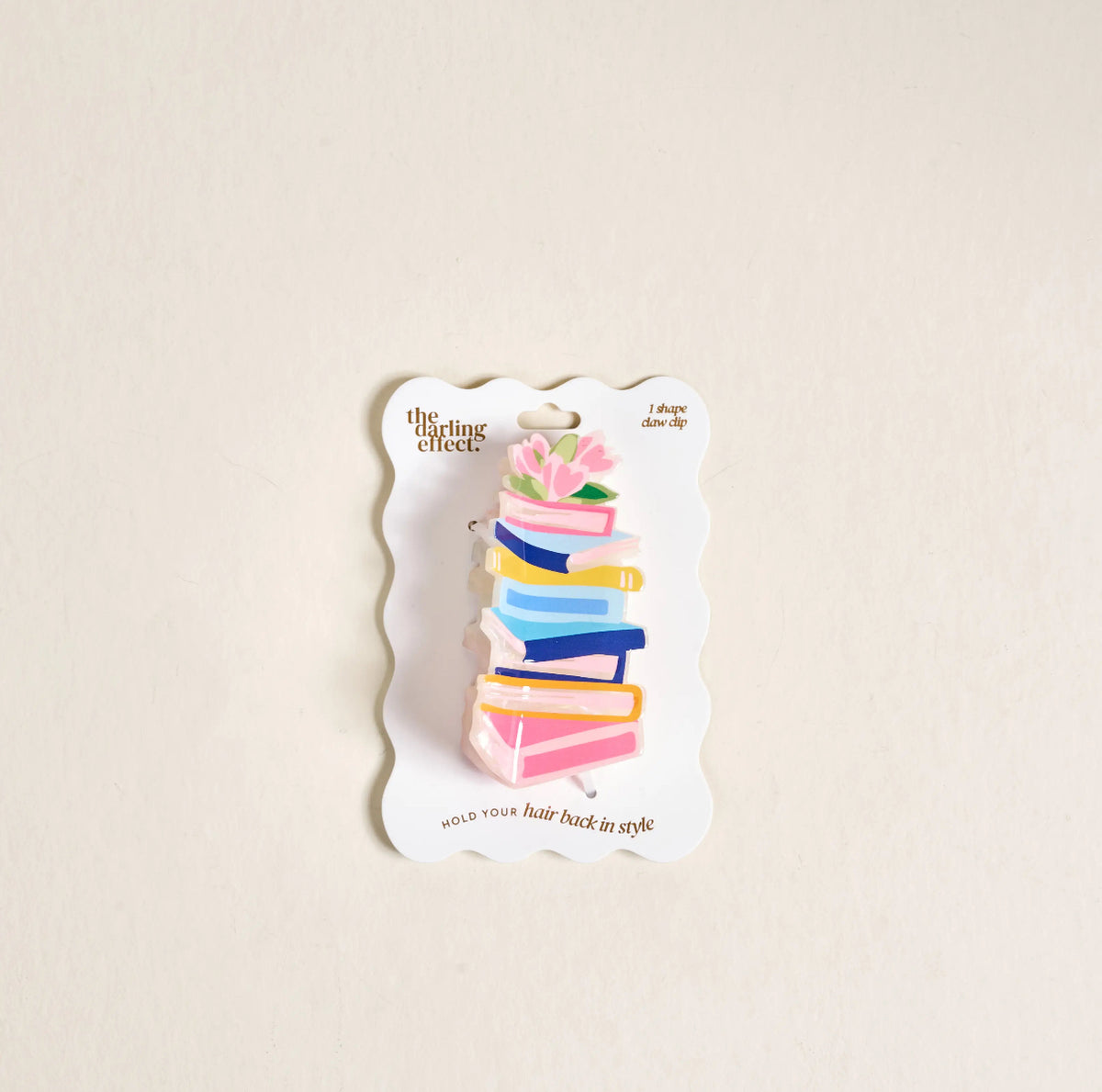 Book Nook Claw Clip