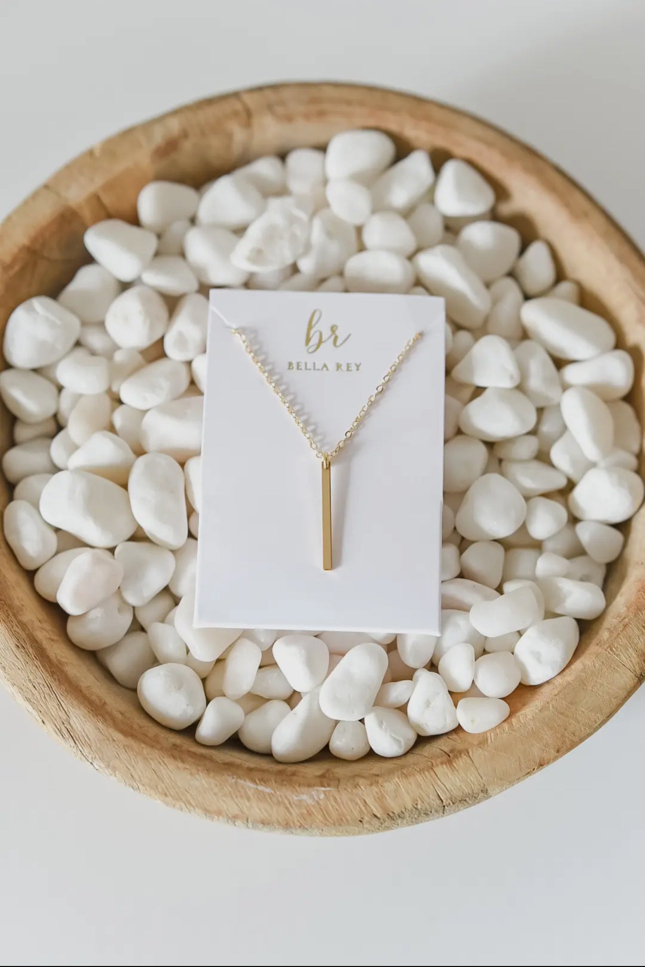 Arlee Dainty Bar Charm Necklace 18k Gold Plated