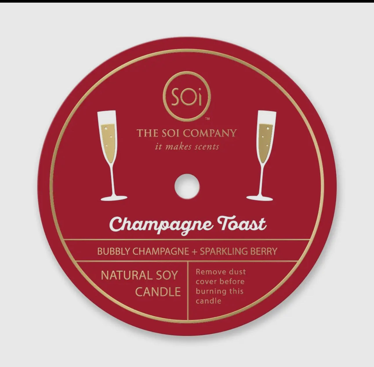 Joy Champagne Toast Candle 12oz