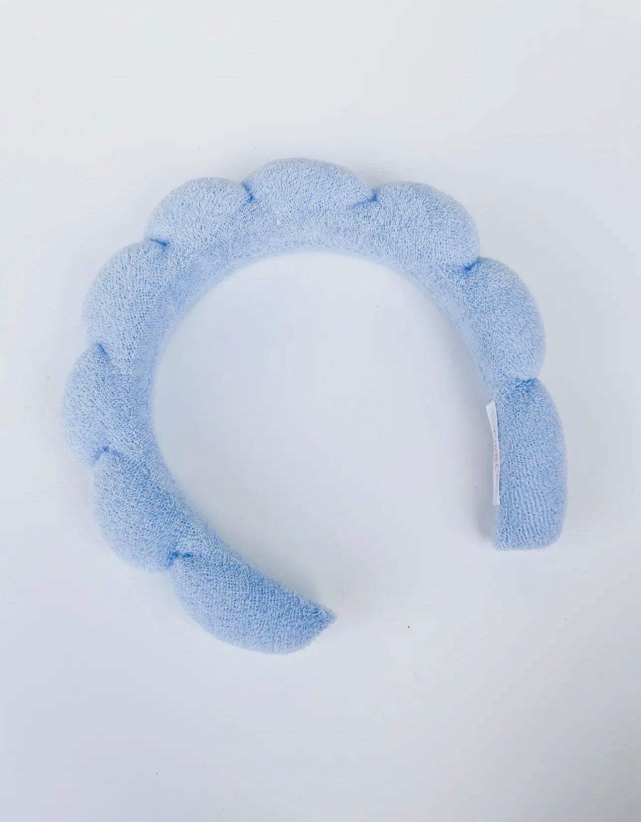 Cloud Puff Terrycloth Spa Headband - Blue Bell
