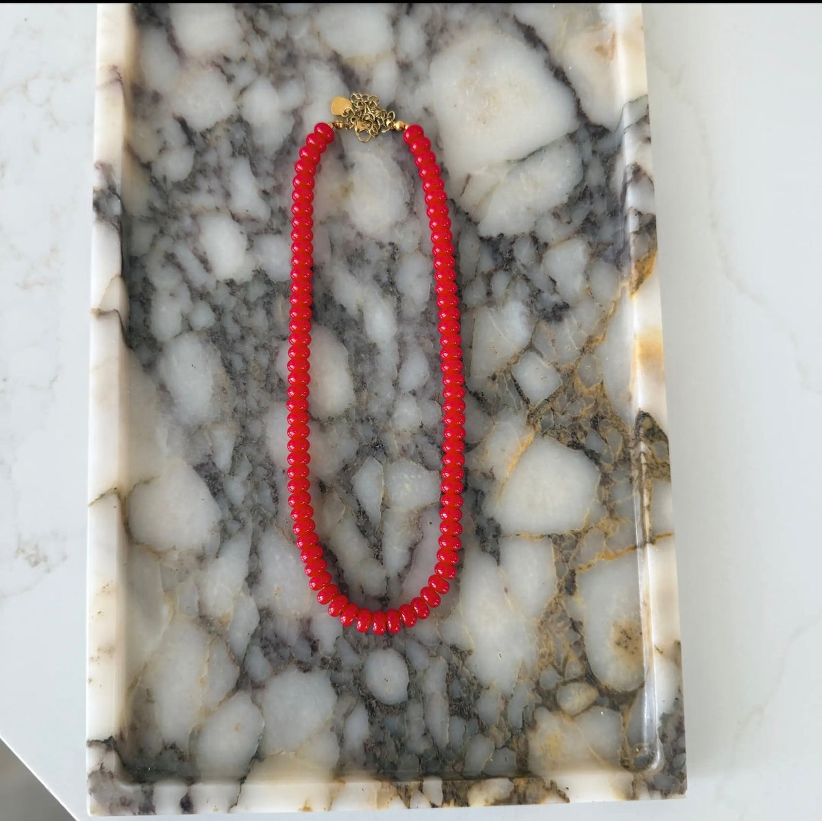 Hazel Necklace - Red