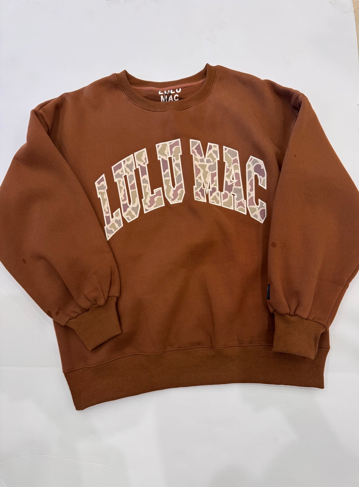 Lulu Mac Brown Camo Sweatshirt