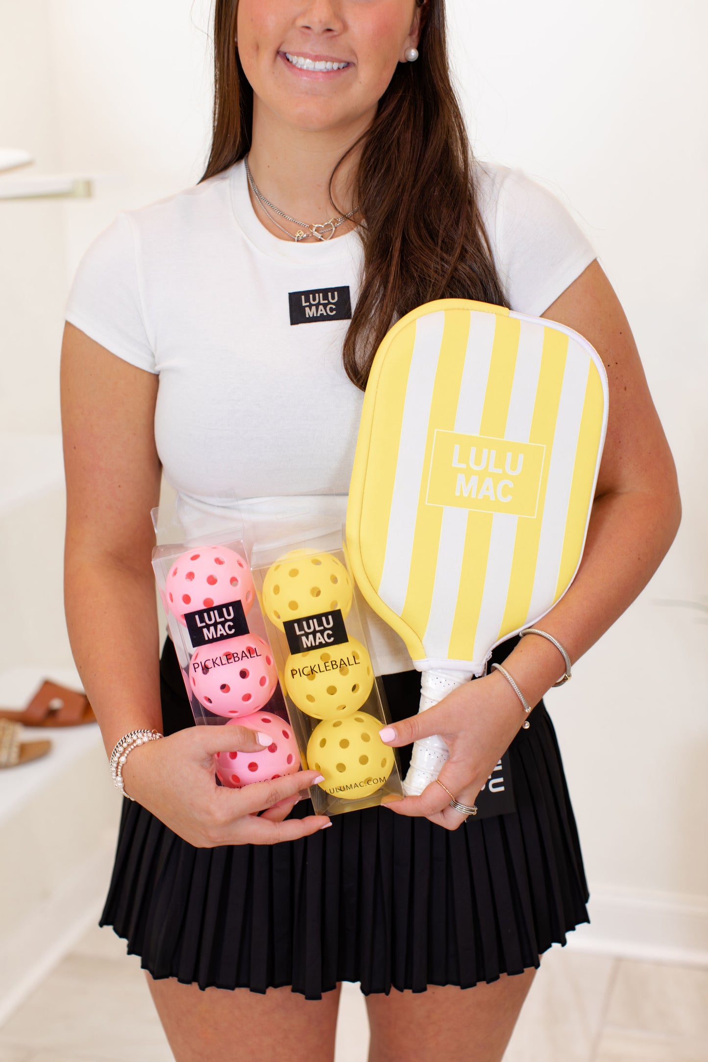Lulu Mac Yellow Pickleball Paddle