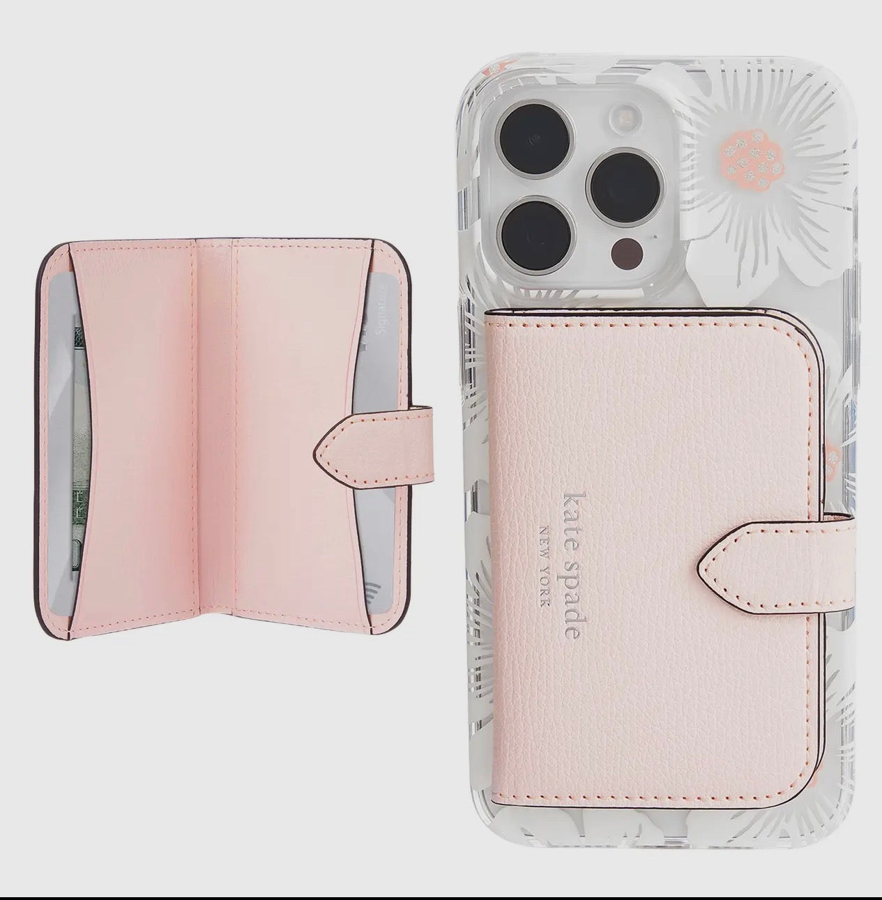 Kate Spade Morgan Wallet Magsafe Chalk Pink