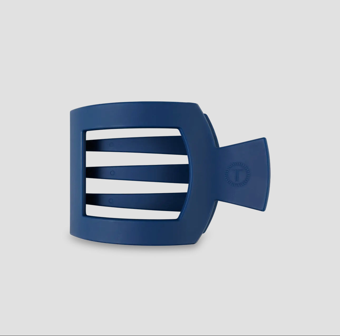 Square Flat Hair Clip Medium Midnight Rain