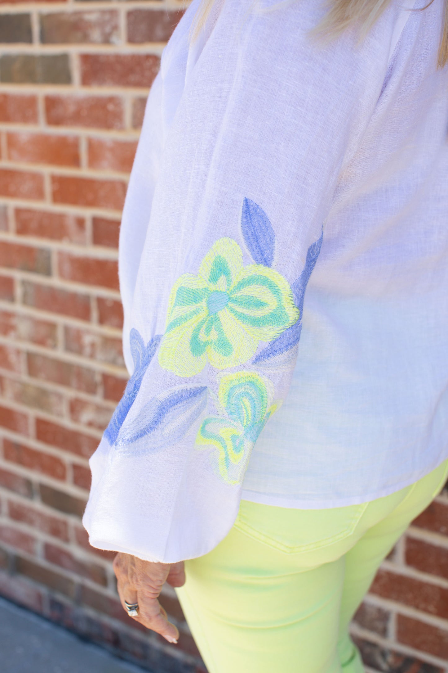 Anise Embroidered Top