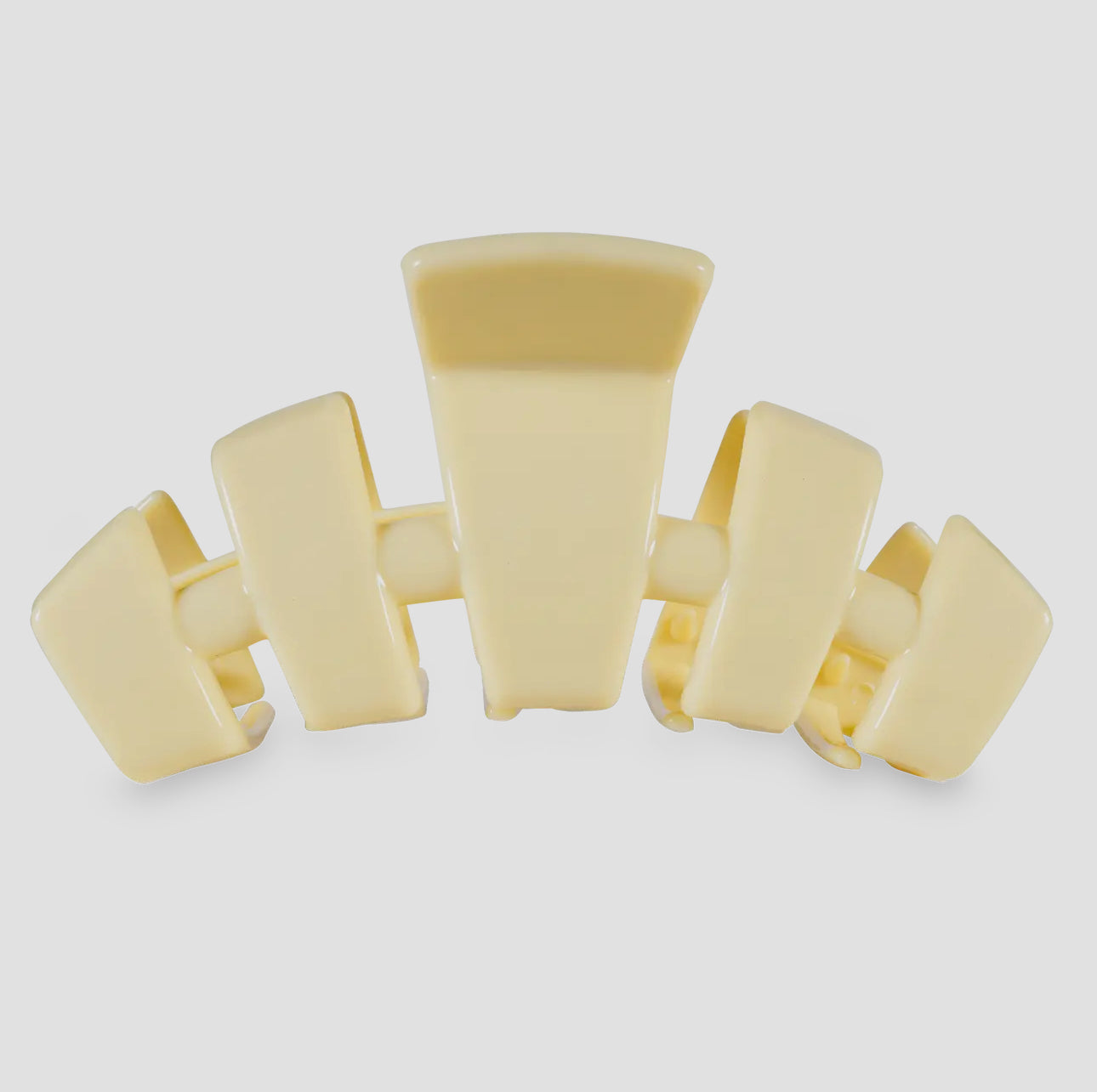 Classic Hair Clip Large Butter Yellow