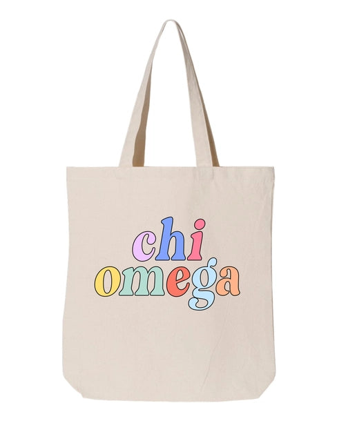 Chi Omega Tote
