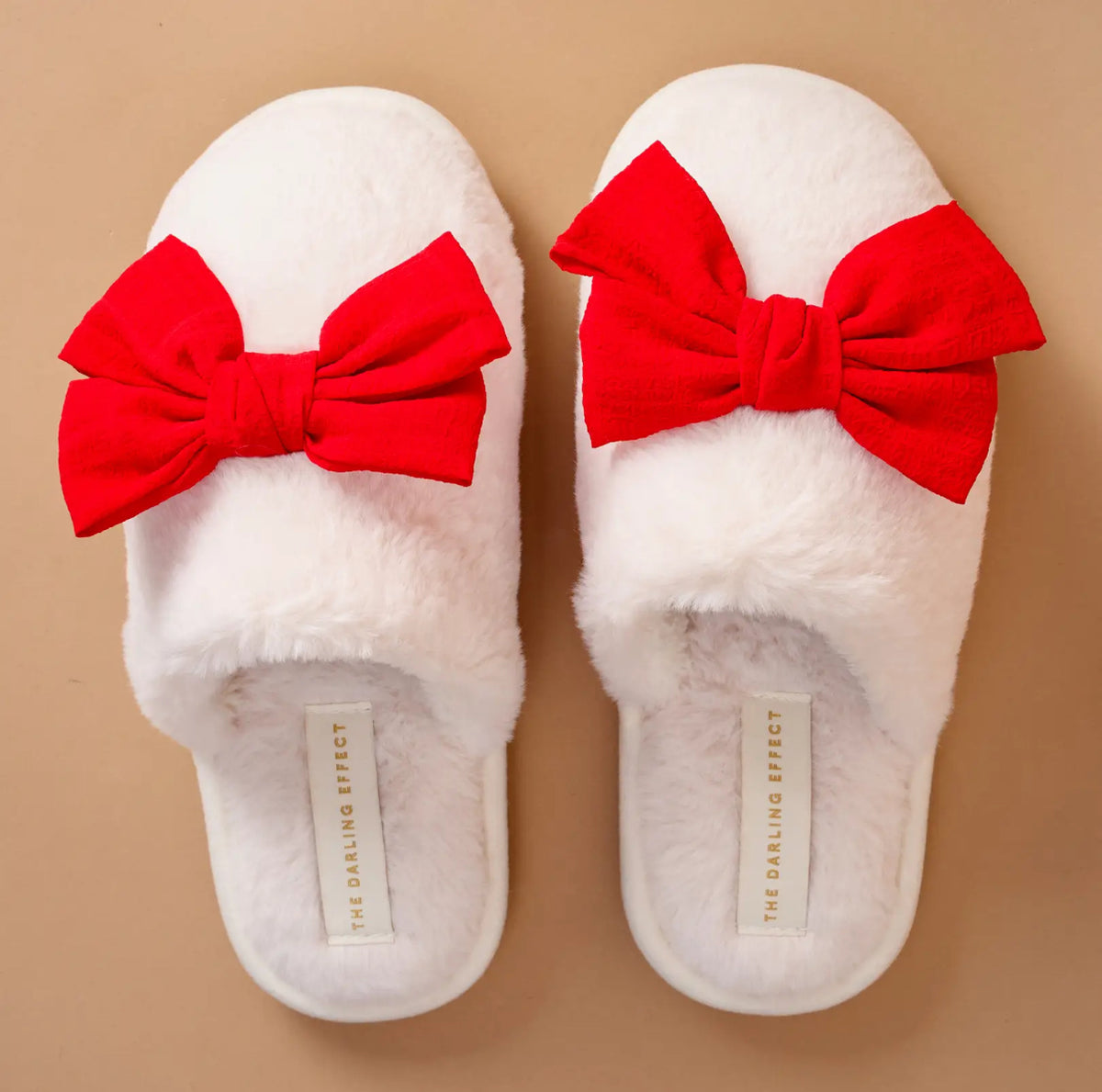 Betty Bow Red Slippers