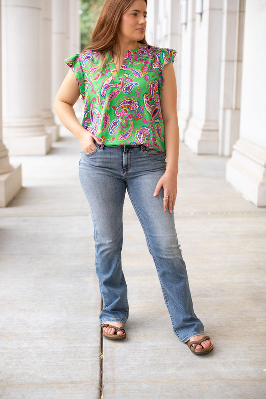 Judy Blue Mid Rise Vintage Bootcut