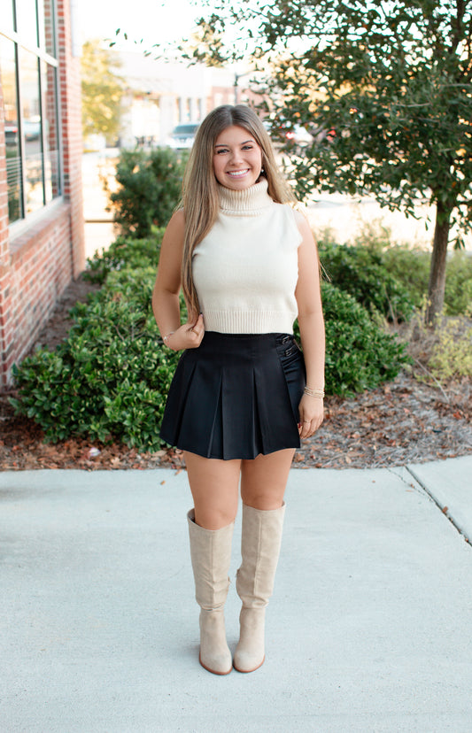 Turtle Neck Knit Sweater