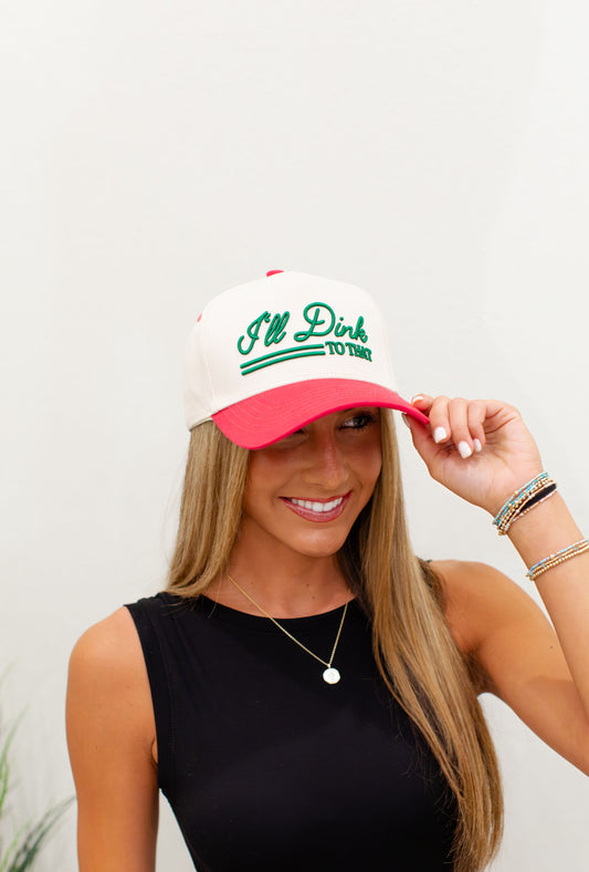 I'll Dink To That Hot Pink Vintage  Trucker Hat