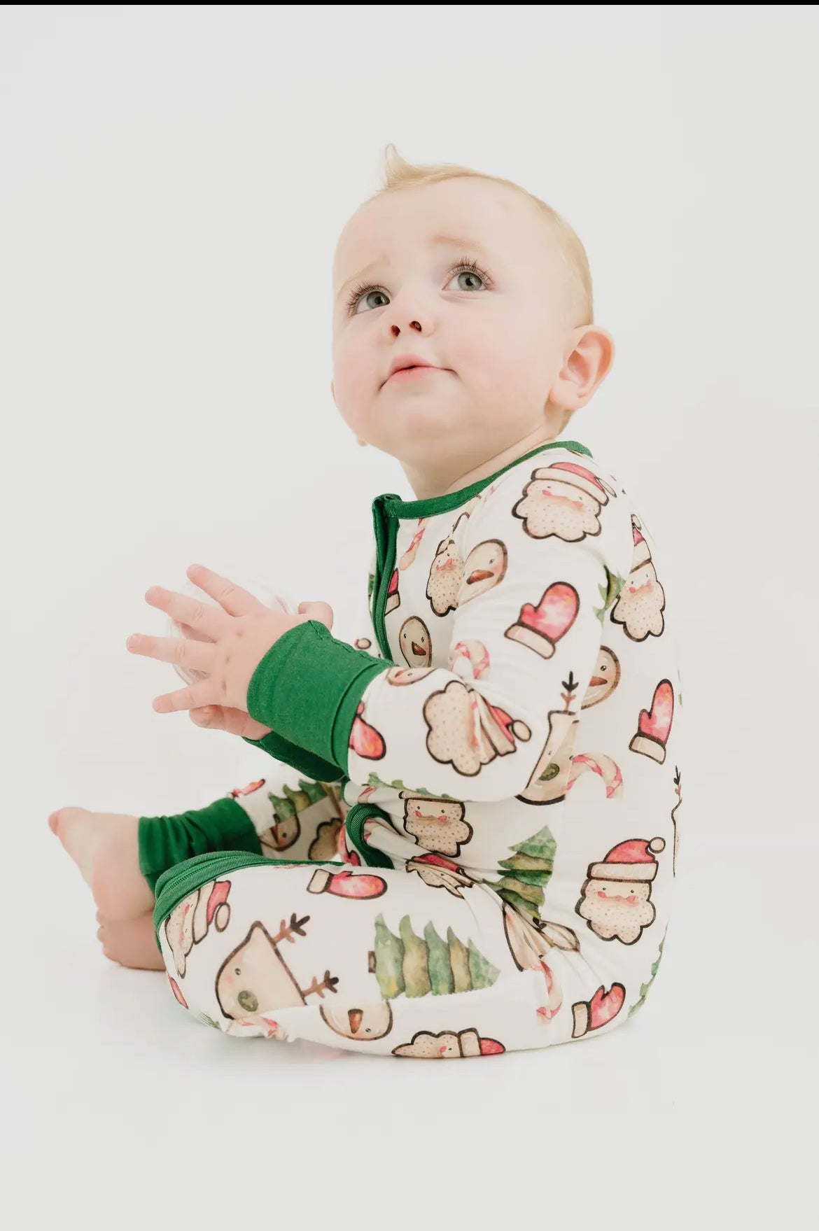 Christmas Cookies Green Bamboo Sleeper