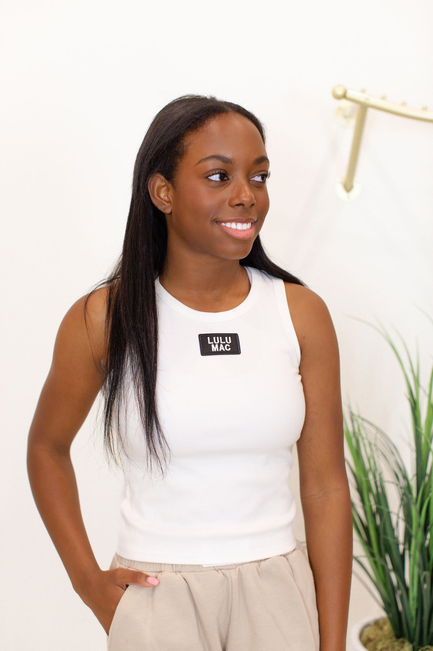 Lulu Mac Tank - White