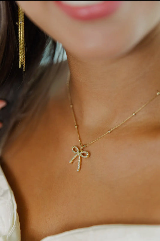 Isabella Bow Necklace
