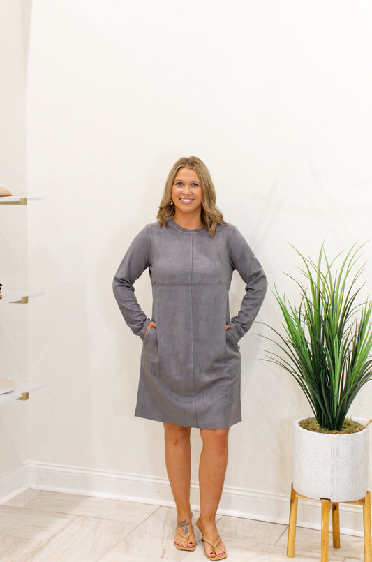 Charcoal Round Neck With Pockets