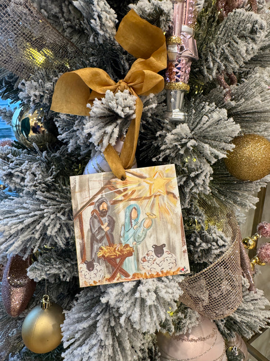 Laura’s Nativity Ornament