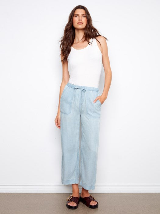 Tencel Wide Leg Pants