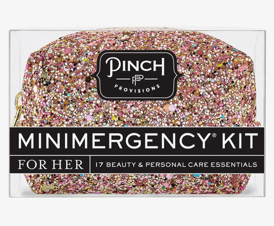 Glitter Minimergency Kit - Rose Gold
