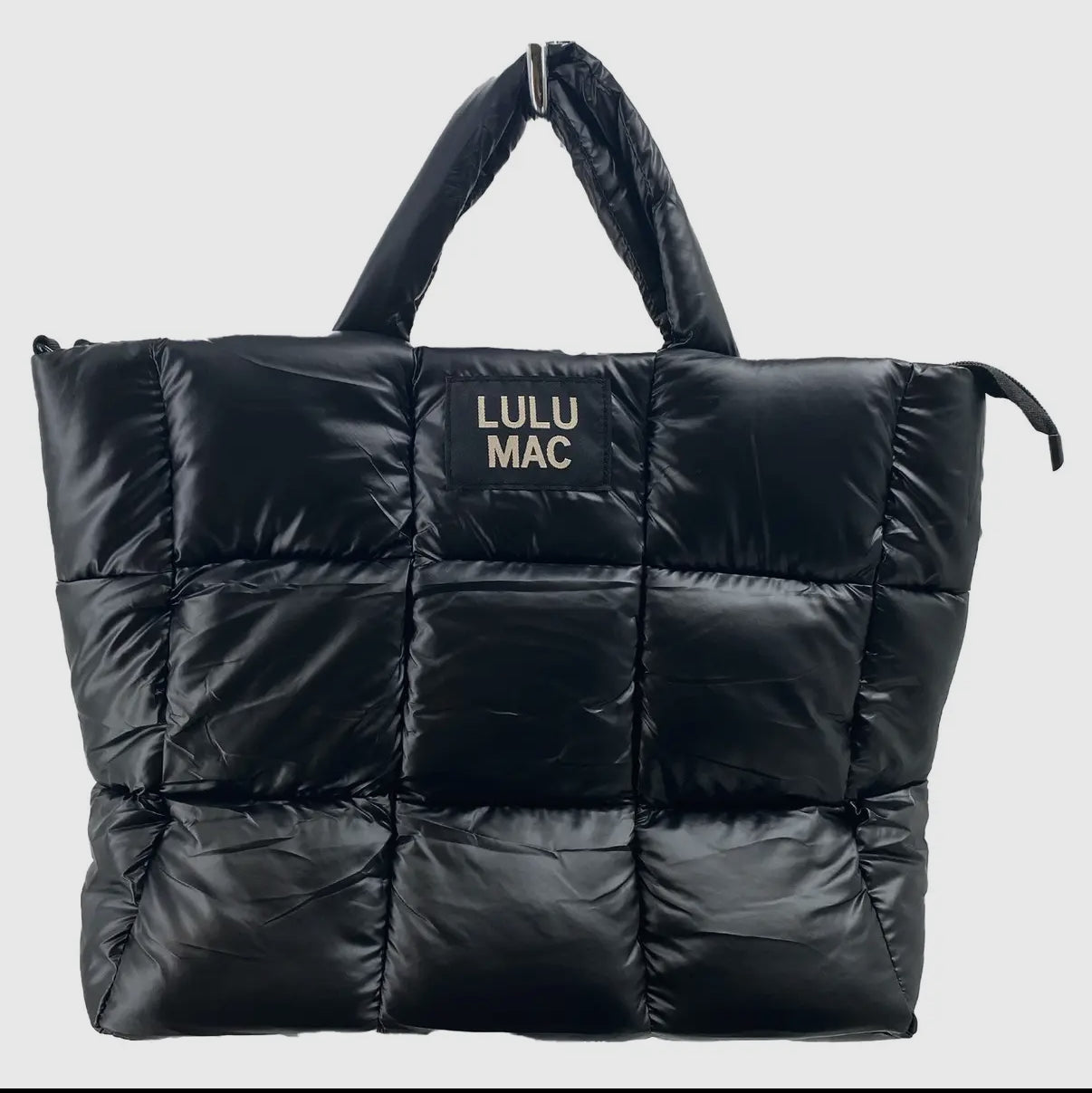 Lulu Mac Large Puffer Metallic Hand Bag