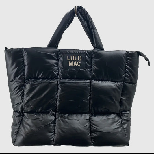 Lulu Mac Large Puffer Metallic Hand Bag