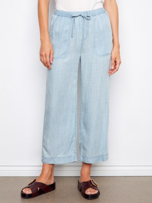 Tencel Wide Leg Pants