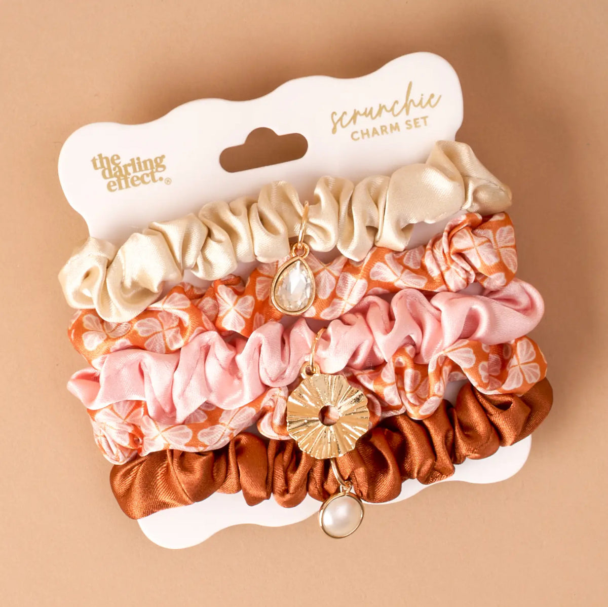 Scrunchie Charm Set-Sienna Spice