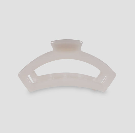 Open Hair Clip-Medium-Coconut White