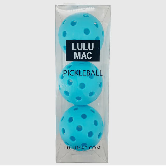 Lulu Mac Blue Pickleball Balls