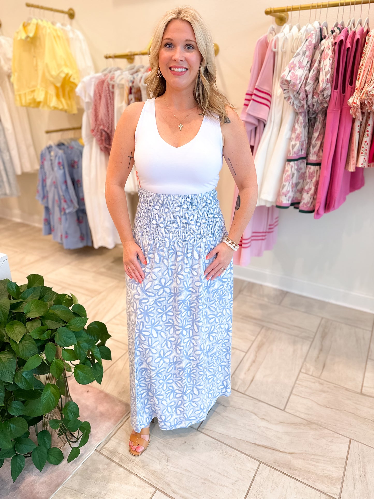 2-Way Skirt Dress With Removable Strap