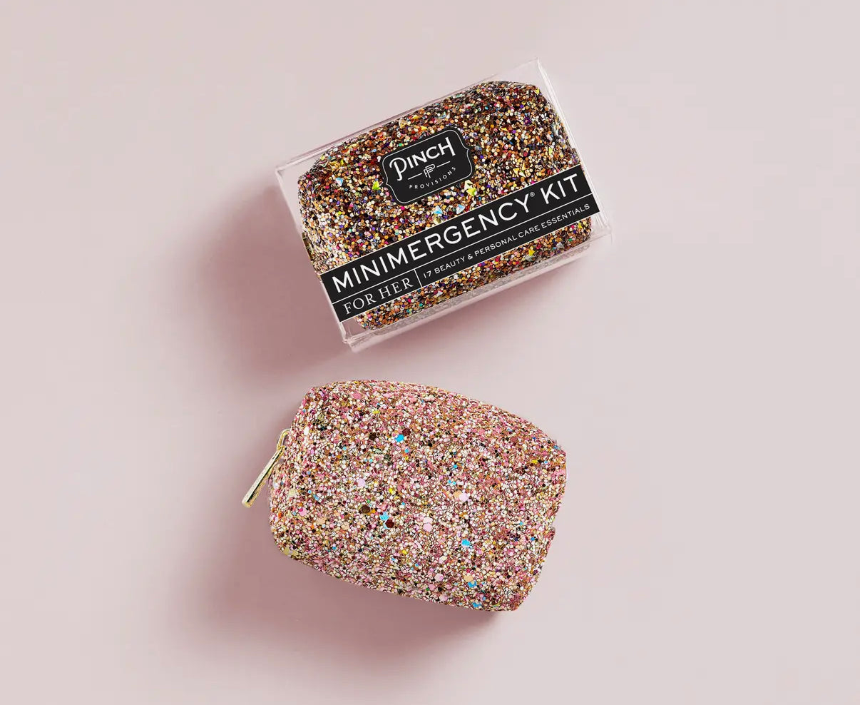 Glitter Minimergency Kit - Rose Gold