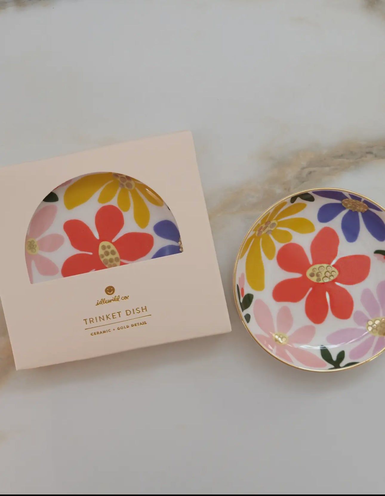 Porcelain Blooms Trinket Dish