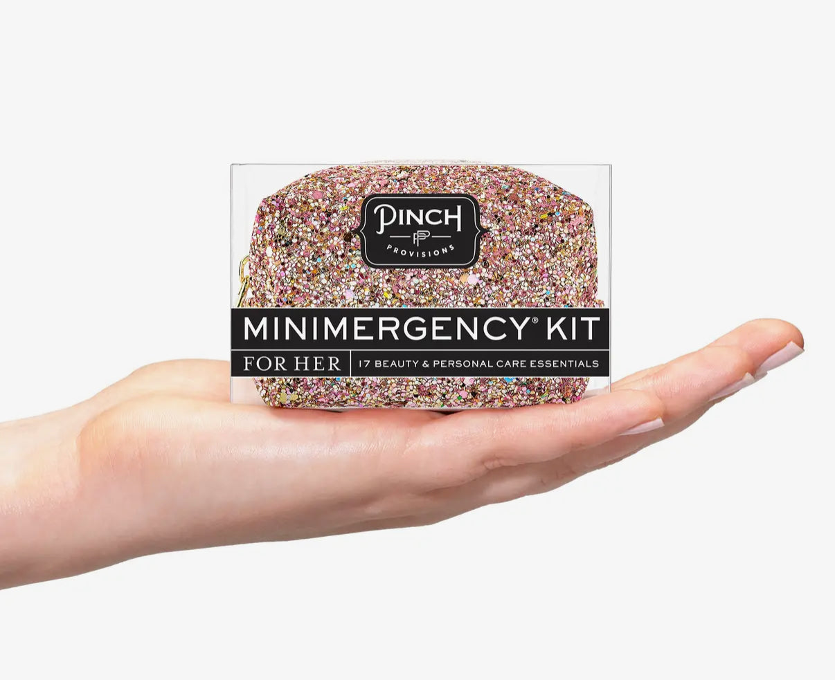 Glitter Minimergency Kit - Rose Gold