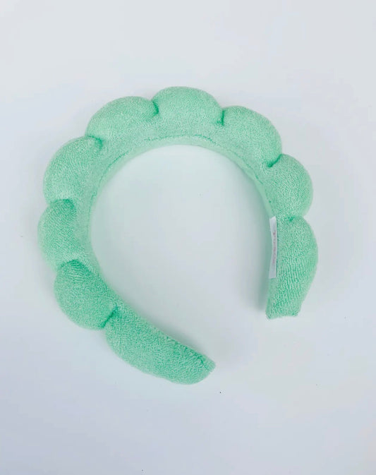 Cloud Puff Terrycloth Spa Headband - Mint