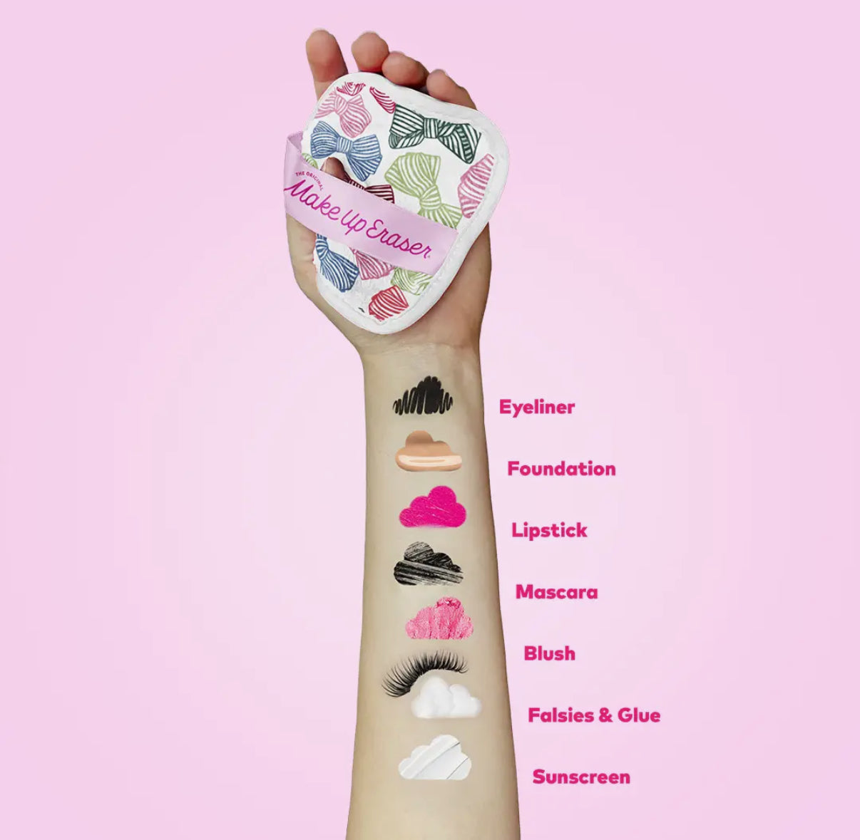 Makeup Eraser-Bows