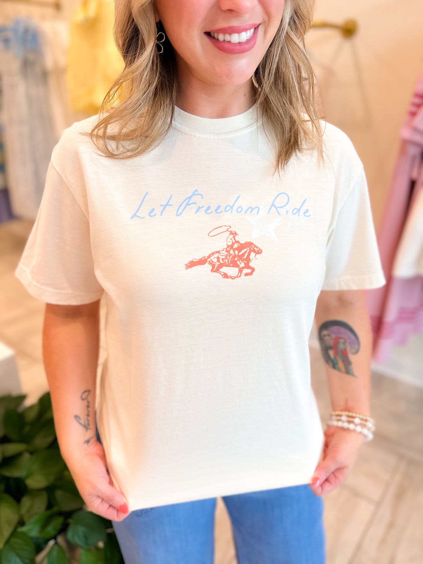 Let Freedom Ride Graphic Tee