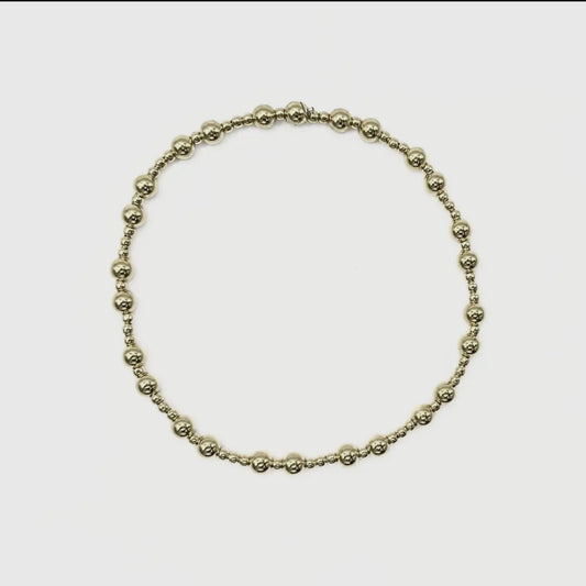 The Charleston Collection 14k Gold Filled Beaded Bracelet