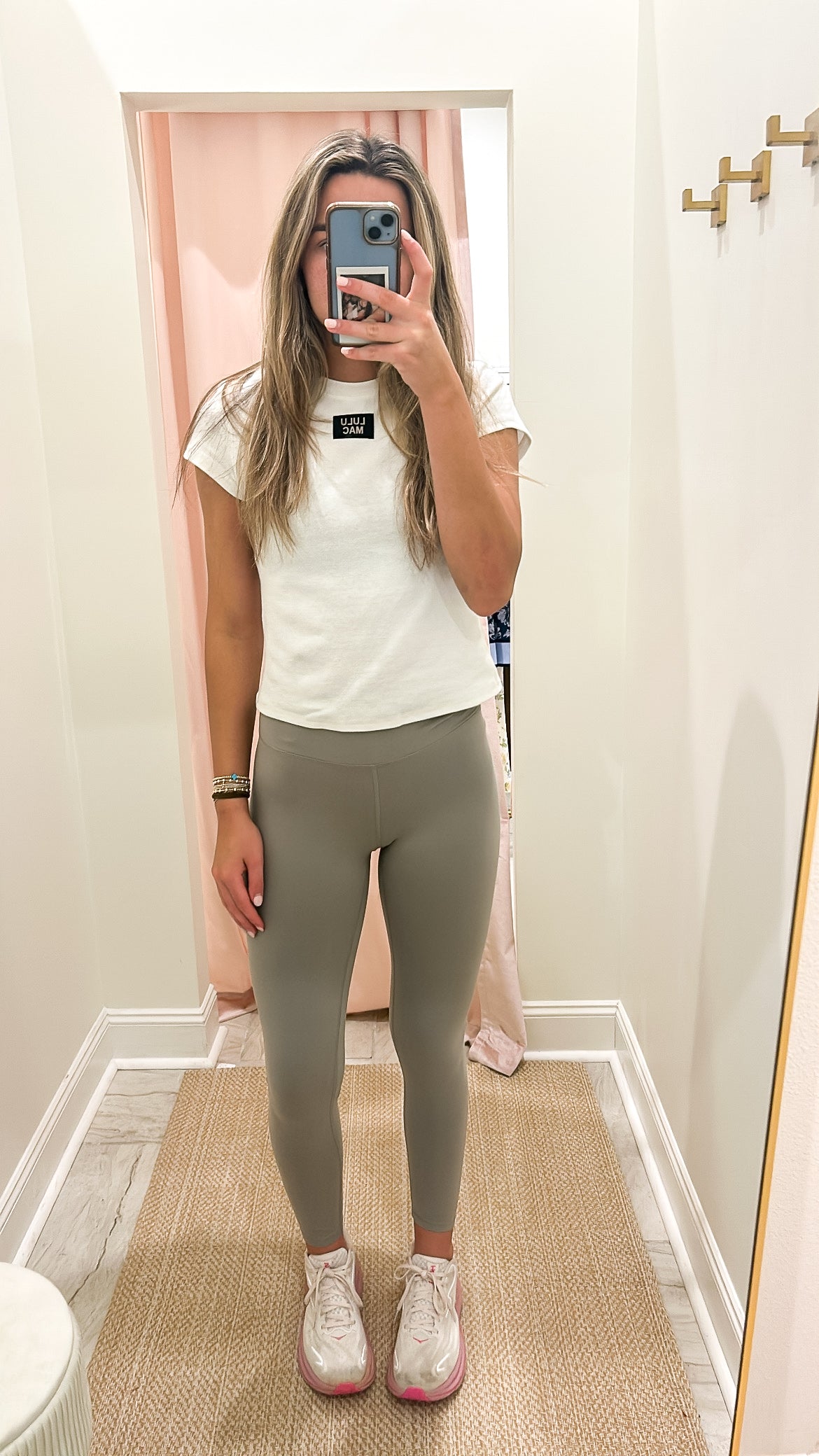 Stone Taupe Full length High Waist Basic Yoga Legging