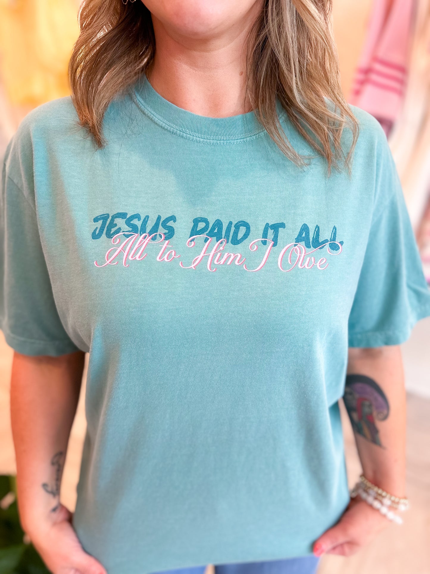 Jesus Paid It All Graphic Tee