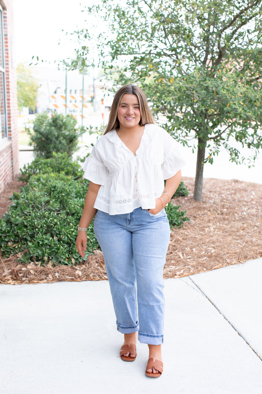 Button Down Top