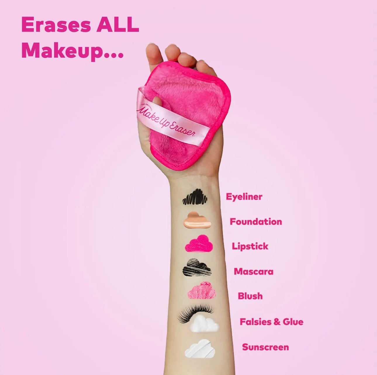 The Pink Daily Makeup Eraser