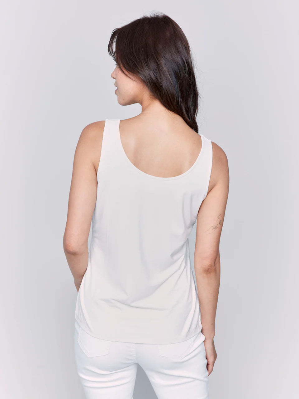 Reversible Bamboo Cami-Greige
