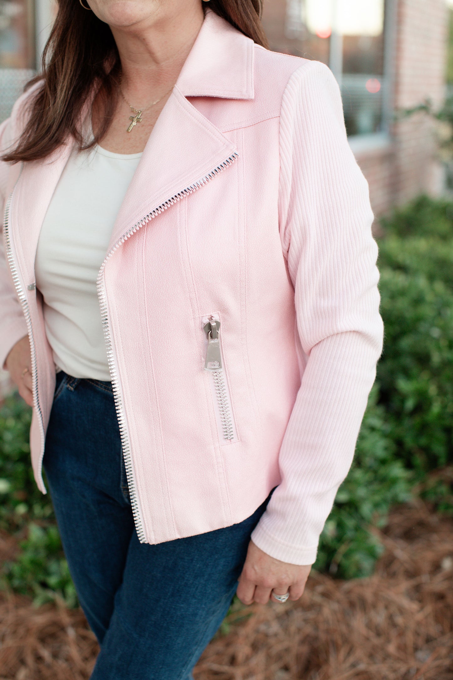 Vintage Faux Leather Jacket