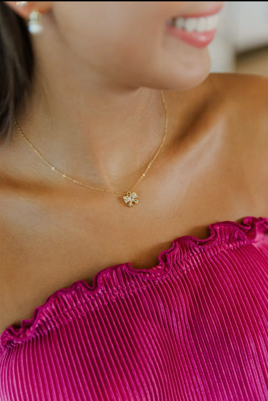 Diana Bow Necklace