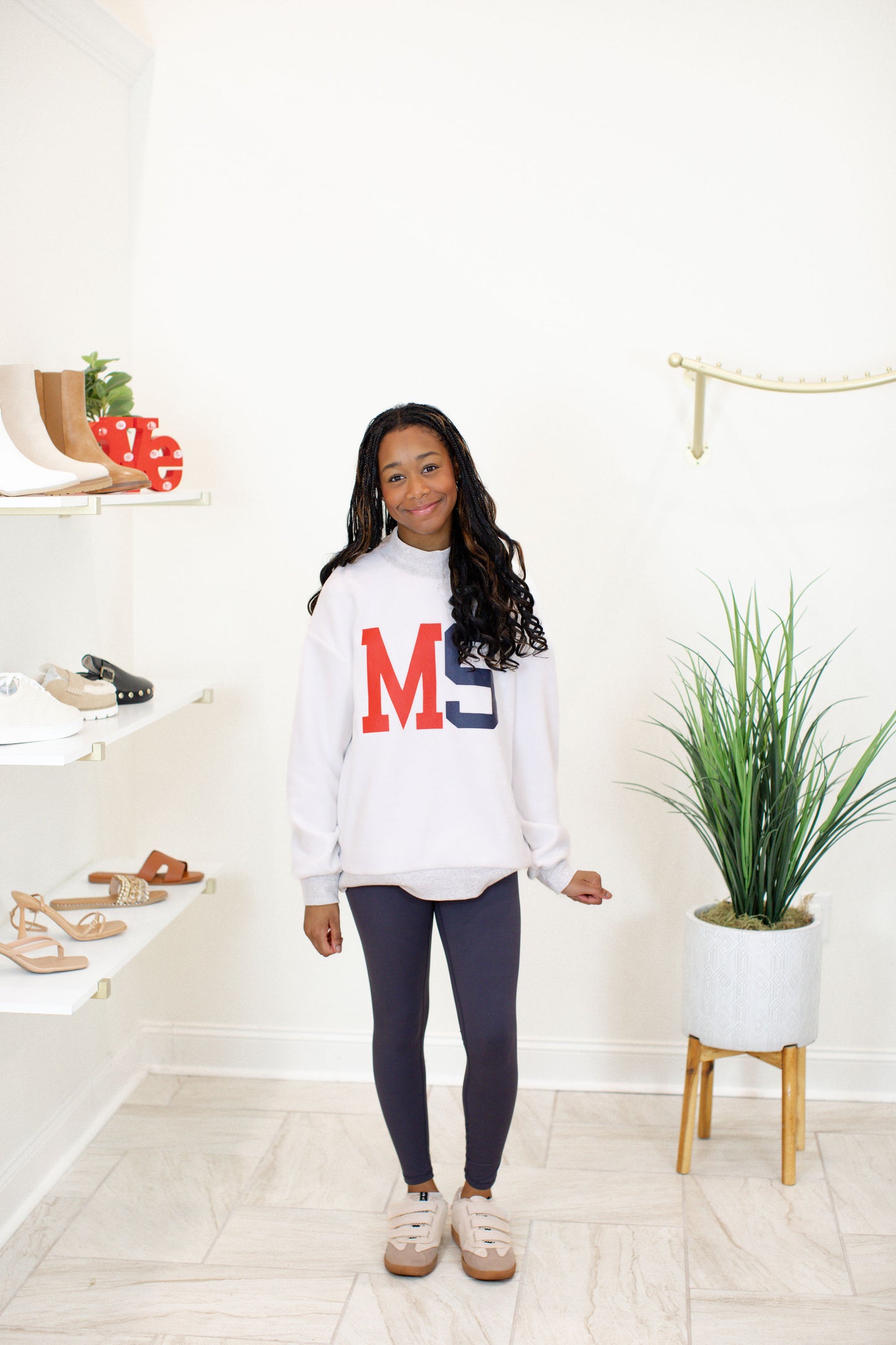 MS Reversible Mock Neck Sweatshirt